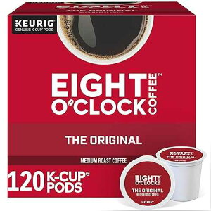 Eight O'Clock Coffee �I���W�i���u�����h K�J�b�v 120����{�b�N�X Eight O'Clock Coffee Eight O Clock, The Original, Single-Serve Keurig K-Cup Pods, Medium Roast Coffee, 120 Count (5 Boxes of 24 Pods)