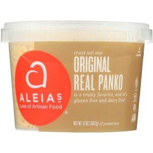 Aleia's �O���e���t���[ ���A�� �p���R�A�I���W�i���A12 �I���X (8 ����) ALEIAS BEST. TASTE. EVER. Aleia's Gluten-Free Real Panko, Original, 12 Ounce (Case of 8)