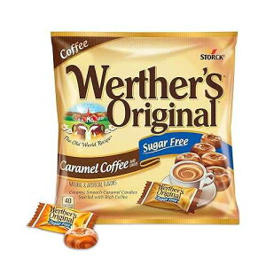 Werther's �I���W�i�� �V���K�[�t���[ �L���������R�[�q�[�A�n�[�h�L�����f�B�[ 2.75 �I���X�A3 �p�b�N Werther's Original Sugar Free Caramel Coffee,Hard Candies 2.75 oz, 3 pack