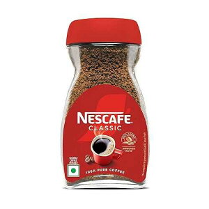 �l�X�J�t�F �N���V�b�N�R�[�q�[ �K���X�W���[ 100g Nescafe Classic Coffee, Glass Jar, 100g