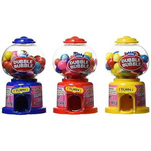 Dubble Bubble �~�j�K���{�[���}�V�� �L�����f�B�f�B�X�y���T�[ �q���p 1.41�I���X 12�p�b�N Kidsmania Dubble-Bubble Mini Gumball Machine (12 Units) 1.15kg/16.93oz. {Imported from Canada}