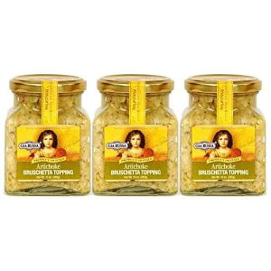 ?? ?? ???? ????? ?? 10 oz (3? ?) Gia Russa Artichoke Bruschetta Topping - Artichoke Hearts, Dips and Spreads, Vegan Tapenade Spread, Gluten Free Spread, Product of Italy, Antipasta Food, Italian -