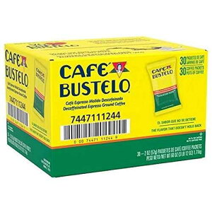 Cafe Bustelo Coffee �G�X�v���b�\�X�^�C�� �J�t�F�C�����X�҂����R�[�q�[�A30�`2�I���X�̃t���N�V�����p�P�b�g�A�t���N�p�b�N Cafe Bustelo Cafe Bustelo Coffee Espresso Style Decaffeinated Ground Coffee, 30- 2 Ounce F