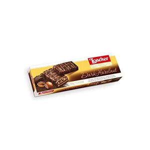 Loacker Cookie, Pstccria Hazelnut Dark, 3.53 Ounce