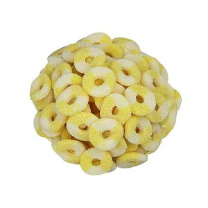 Smarty Stop Mini Sour Gummy Rings Candy GummiRoos (2.2 Pound (Pack of 1), Pineapple)