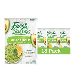 Concord Foods - �N���V�b�N �}�C���h ���J���� �~�b�N�X 18 PK�A1 �I���X Concord Foods Classic Mild Guacamole Mix: Authentic Flavor for Dips, Avocados, and Salsas with Natural Flavor and Easy Preparation - Perfect for Homem
