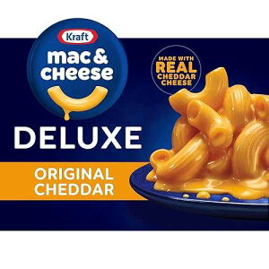 Kraft Mac & Cheese Kraft Deluxe Mac and Cheese, 1 Box, for Easy Dinner or Dinner Sides, Original Cheddar Cheese Flavor, No Artificial Dyes or Flavors, 14 oz
