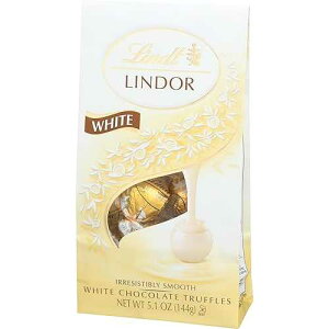 Lindt Lindor Truffles White Chocolate with Smooth Filling 5.1 Ounce, Pack of 2