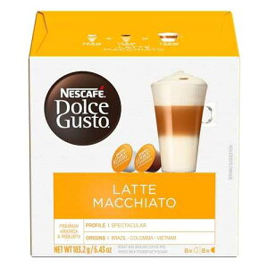 �l�X�J�t�F �h���`�F �O�X�g �J�v�Z���A���e �}�L�A�[�g�A16 ct Nescafe Dolce Gusto Nescafe Dolce Gusto Latte Macchiato Coffee, 16 Capsules/Box (NES27326)