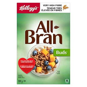 �P���b�O �I�[�� �u���� �o�Y �V���A�� 500g/17.6oz�A(�J�i�_����A��) Kellogg's All Bran Buds Cereal 500g/17.6oz, (Imported from Canada)