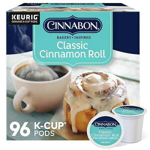 ??? ??? ??? ? ??? ?? ?? K-? ??, ??? ??? ??, 96?? (24?? 4?) Cinnabon Classic Cinnamon Roll Keurig Single-Serve K-Cup Pods, Light Roast Coffee, 96 Count