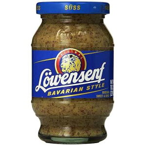 �h�C�c ���[���F���[���t �o�C�G���� �X�C�[�g �}�X�^�[�h �W���[ 250ml/8.7oz �h�C�c�� German Lowensenf Bavarian Sweet Mustard Jar 250ml/8.7oz From germany