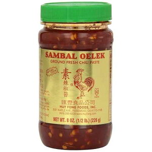 Huy Fong Sambal Oekel�A8�I���X�r(24�p�b�N) Huy Fong Sambal Oekel, 8-Ounce Jars (Pack of 24)
