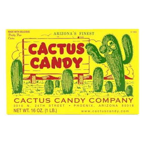 �E�`�� �T�{�e�� �L�����f�B 1 �|���h �{�b�N�X Cactus Candy Company 1 LB Box of Prickly Pear Cactus Candy