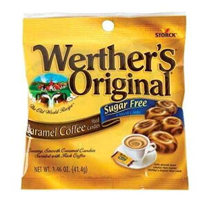 Werther's Original - �R�[�q�[�L�������� - �����n�[�h�L�����f�B�[ Werther's Original - Coffee Caramel - Sugar Free Hard Candies