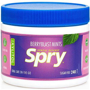 ???? ?? ???? ???? ??, ?? ??, ?? ??, ? ??, ?? ??? ??? ??, 240? (1?) Xlear Spry Berry Blast Xylitol Mints, Sugar-Free Candy for Oral Health, Dry Mouth, Saliva Production, Bad