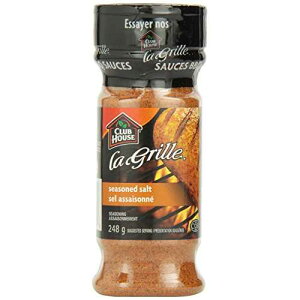 La Grille�A���t�����������A248g/8.7oz�A�J�i�_����A��} Club House La Grille La Grille, Seasoned Salt Seasoning, 248g/8.7oz, Imported from Canada}