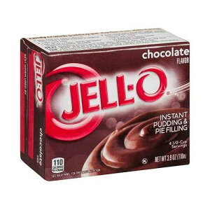 JELL-O �`���R���[�g �C���X�^���g �[���`�� �f�U�[�g �~�b�N�X (3.9 �I���X �{�b�N�X) JELL-O Chocolate Instant Gelatin Dessert Mix (3.9 oz Box)