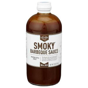 Lillie's Q - Smoky Barbeque Sauce, Gourmet BBQ Sauce, Sweet Brown Sugar BBQ Sauce, Mild Smoky Flavor, Premium Ingredients, Made with Gluten-Free Ingredients (20 oz)