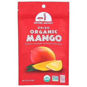 Mavuno Harvest - 100% �I�[�K�j�b�N�A�I�[���i�`������ �h���C �t���[�c �}���S�[ - 2 �I���X (2 �p�b�N) Mavuno Harvest - 100% Organic All Natural Dried Fruit Mango - 2 oz (pack of 2)