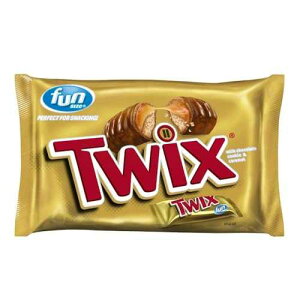 TWIX Fun Size Caramel Chocolate Cookie Candy Bars Bulk Pack, 10.83 oz Bag (Pack of 20)
