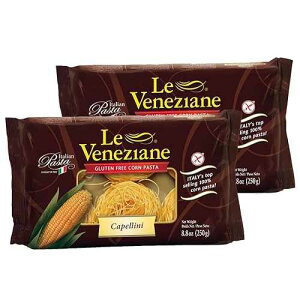 ? ????? ???? - ??? ?? ???, 8.8?? (2?) Le Veneziane Capellini- Gluten Free Pasta, 8.8 Ounce (Pack of 2)