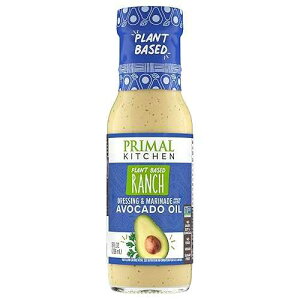 Primal Kitchen Vegan Ranch Salad Dressing & Marinade made with Avocado Oil, Whole30 Approved, Paleo Friendly, and Keto Certified, 8 Fluid Ounces