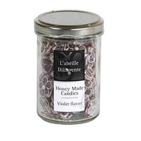아베이 딜리전트, 바이올렛 허니 캔디, 130그램 French Violet Honey Hard Candy | L'abeille Diligente