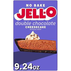 �Ă��Ȃ��_�u���`���R���[�g�`�[�Y�P�[�L�~�b�N�X - 6�� Jell-O No Bake Double Chocolate Cheesecake Mix - Makes 6 servings