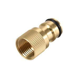 uxcell �^�J�̎֌��^�b�v �N�C�b�N�R�l�N�^ M18 �߂˂��z�[�X �p�C�v �\�P�b�g �A�_�v�^�[ �t�B�b�e�B���O ��̟��V�X�e���p uxcell Brass Faucet Tap Quick Connector M18 Female Thread Hose Pipe Socket Adapter Fitt