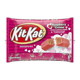 キットカット ミニチュア バレンタインデー キャンディ ラズベリー クリーム ウエハース バッグ、9オンス。 KIT KAT Miniatures Valentine's Day Candy Raspberry Cr me Wafer Bag, 9 Oz.
