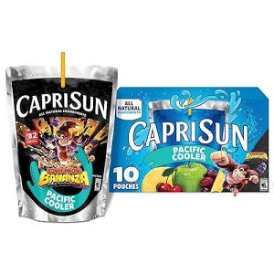 Capri Sun Pacific Cooler Mixed Fruit Flavored Juice Drink Blend, 10 ct Box, 6 fl oz Pouches