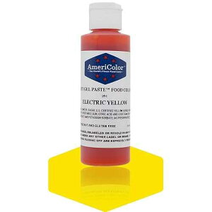 �A�����J���[ �\�t�g�W�F���y�[�X�g 4.5�I���X - �G���N�g���b�N�C�G���[ Americolor Soft Gel Paste 4.5 oz. - Electric Yellow
