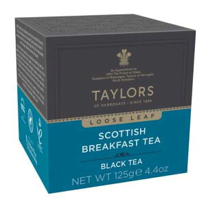 Taylors of Harrogate Scottish Breakfast ���[�Y���[�t�A4.41 �I���X �J�[�g�� Taylors of Harrogate Scottish Breakfast Loose Leaf, 4.41 Ounce Carton