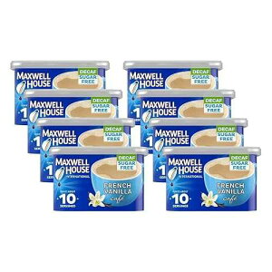 Maxwell House International Cafe �J�t�F�C�����X�����t�����`�o�j���A4�I���X (8�p�b�N) Maxwell House International Cafe Decaffeinated Sugar Free French Vanilla, 4 OZ (Pack of 8)