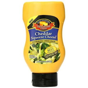 Old Fashioned Cheese Cheddar Squeeze Cheese, 11.5 Ounce (Packaging may vary)