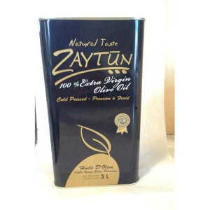 Zaytun �G�N�X�g���o�[�W�� �I���[�u�I�C�� 3 ���b�g�� 101.4fl �I���X Zaytun Extra Virgin Olive Oil 3 Liters 101.4fl Oz