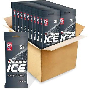 Dentyne Ice Sugar Free Gum (Arctic Chill 3 x 16 �� 20 �p�b�N) Dentyne Ice Sugar Free Gum (Arctic Chill 3 x 16 Piece Pack of 20)