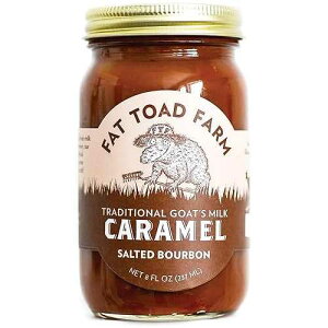 Fat Toad Farm Traditional Goat's Milk Caramel Sauce/Cajeta, Salted Bourbon, Gluten Free, 8 fl oz Fat Toad Farm Traditional Goat s Milk Caramel Sauce/Cajeta, Salted Bourbon, Gluten Free, 8 fl oz