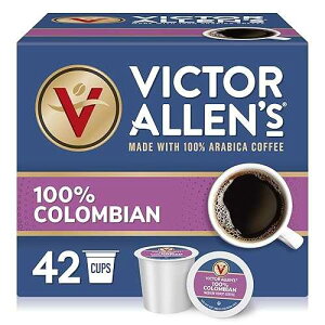 ?? ??? ?? 100% ???? ??? K-? (42??) Victor Allen's Coffee 100% Colombian, Medium Roast, 42 Count, Single Serve Coffee Pods for Keurig K-Cup Brewers
