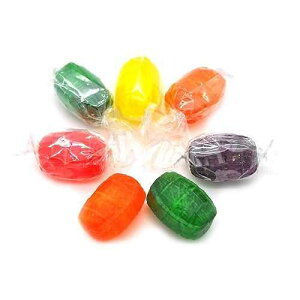 SweetGourmet �t���[�c�o�����l�ߍ��킹 | ��܂ꂽ | �o���N�n�[�h�L�����f�B | 2�|���h SweetGourmet Assorted Fruit Barrels | Wrapped | Bulk Hard Candy | 2 pounds