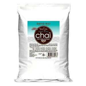White Shark Chai Tea Latte Mix, 64 Oz, White Tea, Organic Spices, Dairy Free, Serve Hot or Cold, Just Add Water or Milk, 65 Servings David Rio White Shark Chai Tea Latte Mix, 64 Oz, White Tea, Organic Spices