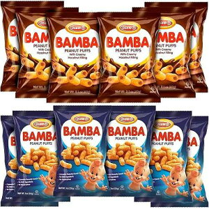 Bamba �s�[�i�b�c�o�^�[�X�i�b�N �I�[���i�`�������s�[�i�b�c�o�^�[ PB �R�[���p�t (�w�[�[���i�b�c�N���[�� 6 �A2.1 �I���X�� + 6 ���M�����[�A1 �I���X��) BUTO Bamba Peanut Butter Snacks All Natural Pea