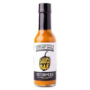 SAUCE BAE Skinny Habanero Hot Sauce - With Pineapple & Turmeric, Low Sodium, All Natural, Sweet Mild Heat - Featured On Hot Ones, 5 oz
