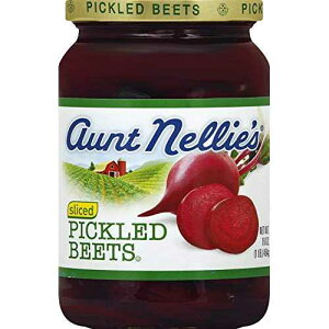 �l���[���΂���̃X���C�X�s�N���X�r�[�c 16 �I���X (12 �p�b�N) Aunt Nellie's Sliced Pickled Beets 16 oz (Pack of 12)