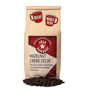 Lola Savannah Hazelnut Creme Whole Bean Decaf Coffee, 2lb