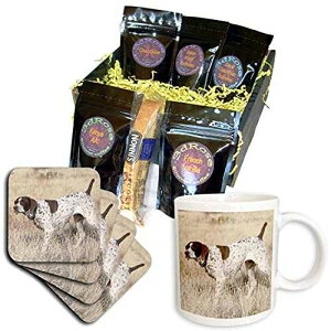 3dRose German Shorthair Pointer Coffee Gift Basket, Multi