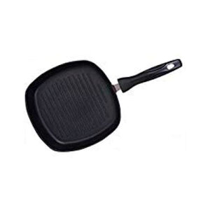 Shourya Trading Satre Online And Marketing Nonstick Square Grill Pan, Black, 15.2 x 9 x 1.5 Inch, Aluminum