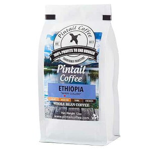 Pintail Coffee - Ethiopian Berry Collide Medium Roast, Whole Bean Coffee, 12oz bag