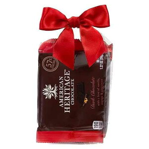 American Heritage Chocolate Bars - 57% Cacao Artisanal Dark Chocolate Bar with Hints of Vanilla, Orange and Cinnamon, 1.27oz Candy Bar/Tablet (Pack of 4)